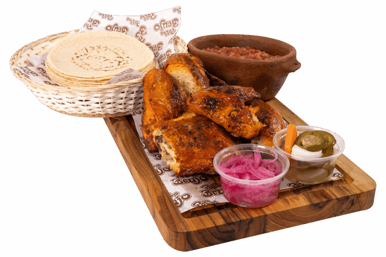 Medio pollo