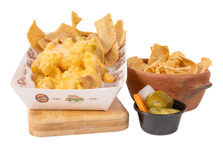 Papa horneada con queso